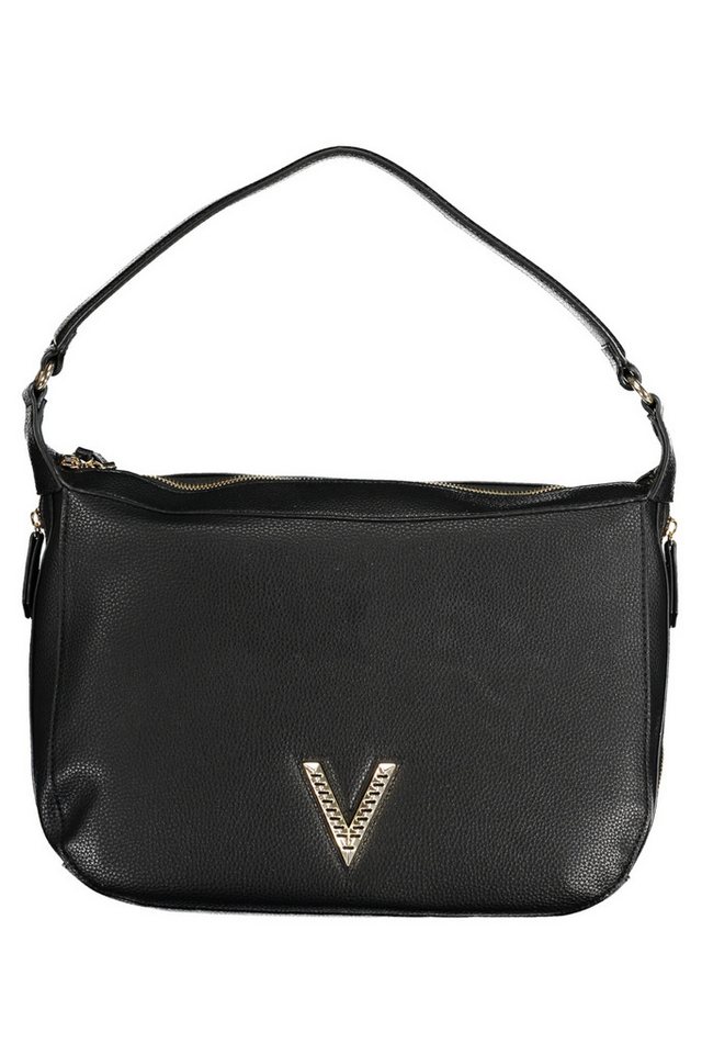 VALENTINO BAGS Umhängetasche, Elegante Nachhaltigkeit: Schwarze Damen-Schultertasche mit Logo-Detail von VALENTINO BAGS
