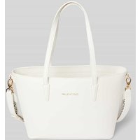 VALENTINO BAGS Shopper mit Label-Applikation Modell 'ZERO' in Weiss, Größe 1 von VALENTINO BAGS