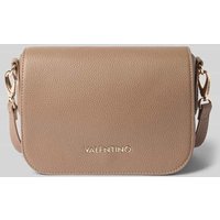 VALENTINO BAGS Shoulder Bag mit Logo-Applikation Modell 'Brixton' in Taupe, Größe 1 von VALENTINO BAGS