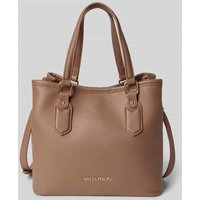 VALENTINO BAGS Shoulder Bag mit Logo-Applikation Modell 'Brixton' in Taupe, Größe 1 von VALENTINO BAGS