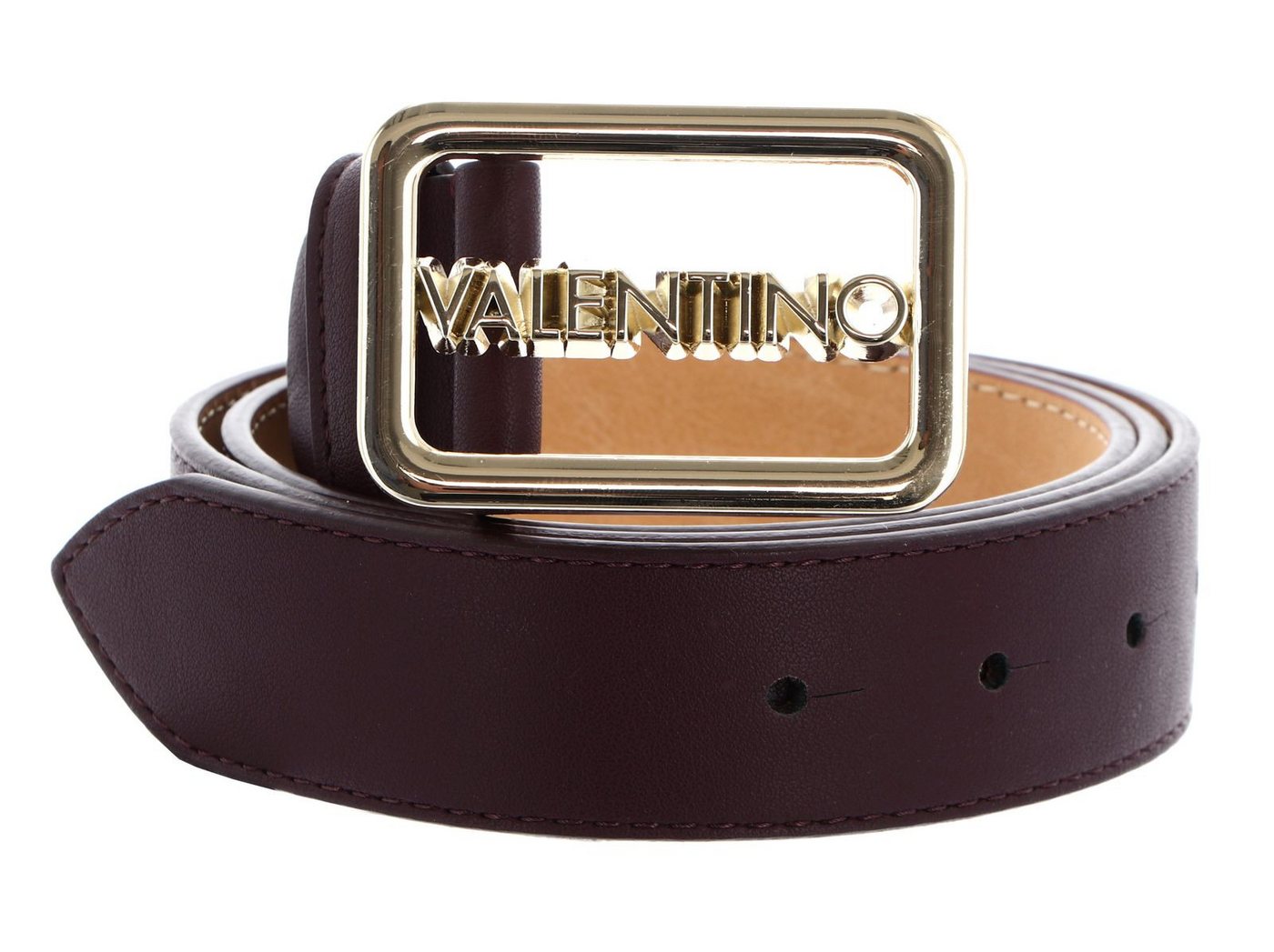 VALENTINO BAGS Synthetikgürtel Plaque Buckle Belt VALENTINO BAGS Synthetikgürtel Plaque Buckle Belt von VALENTINO BAGS
