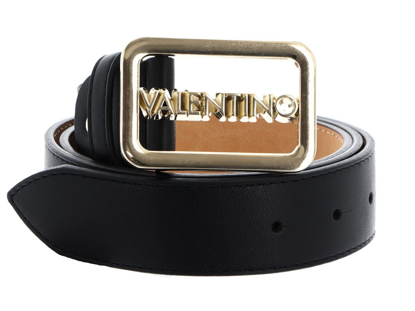 VALENTINO BAGS Synthetikgürtel Plaque Buckle Belt VALENTINO BAGS Synthetikgürtel Plaque Buckle Belt von VALENTINO BAGS