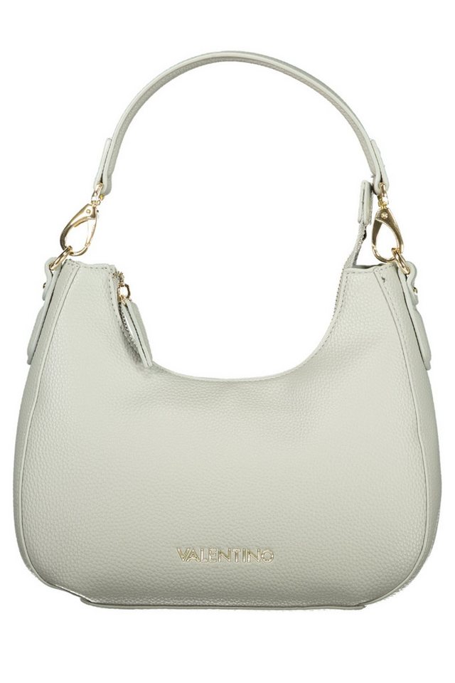 VALENTINO BAGS Umhängetasche, Elegante Damen Schultertasche Grau mit Verstellbarem Riemen und Logo von VALENTINO BAGS