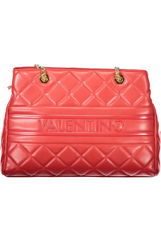 VALENTINO BAGS Umhängetasche, Eleganter Roter Shopper für Damen mit Kette und praktischen Fächern von VALENTINO BAGS