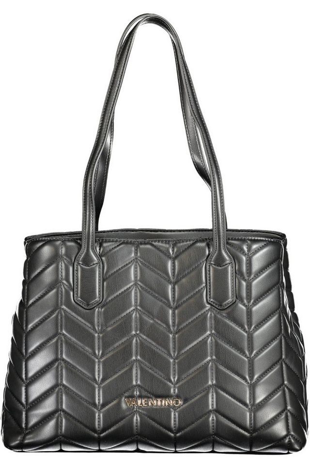 VALENTINO BAGS Umhängetasche, Schwarze Damentasche: Schultertasche mit recyceltem Design und Details von VALENTINO BAGS