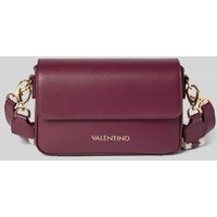 VALENTINO BAGS Umhängetasche mit Label-Applikation Modell 'ZERO RE' in Bordeaux, Größe 1 von VALENTINO BAGS