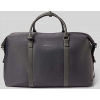 VALENTINO BAGS Weekender mit Label-Detail in Mittelgrau, Größe 1 von VALENTINO BAGS
