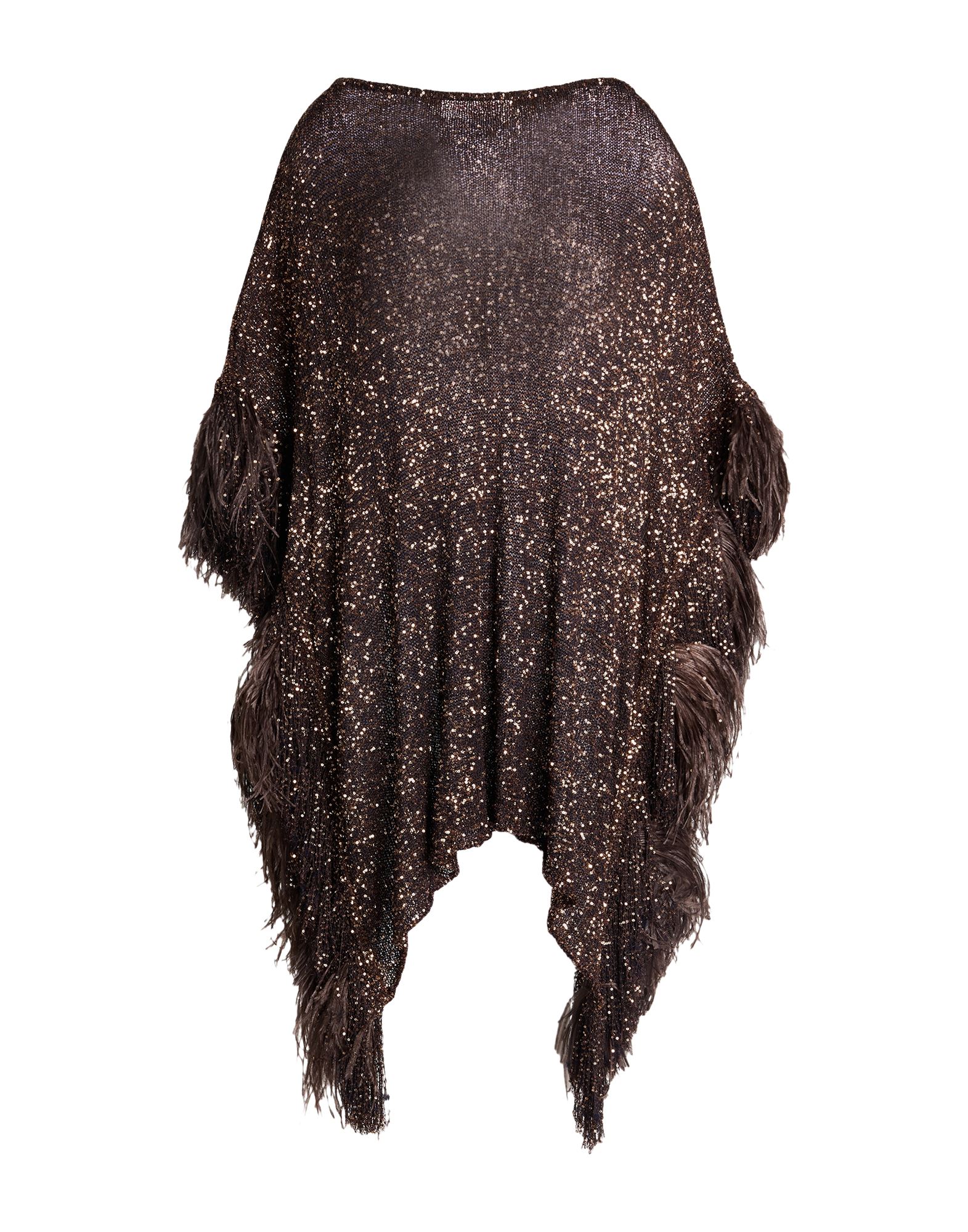 VALENTINO GARAVANI Cape Damen Dunkelbraun von VALENTINO GARAVANI