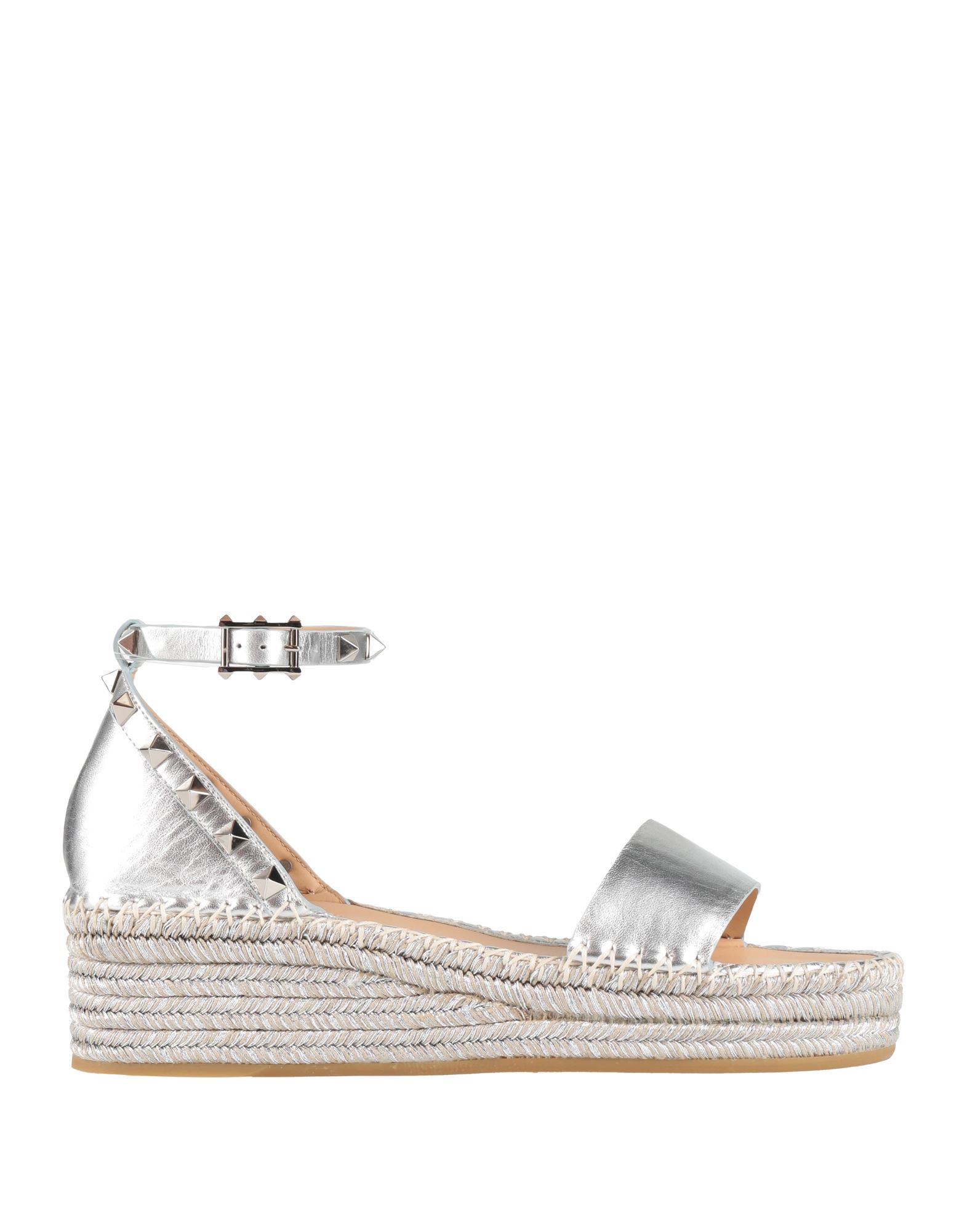 VALENTINO GARAVANI Espadrilles Damen Silber von VALENTINO GARAVANI