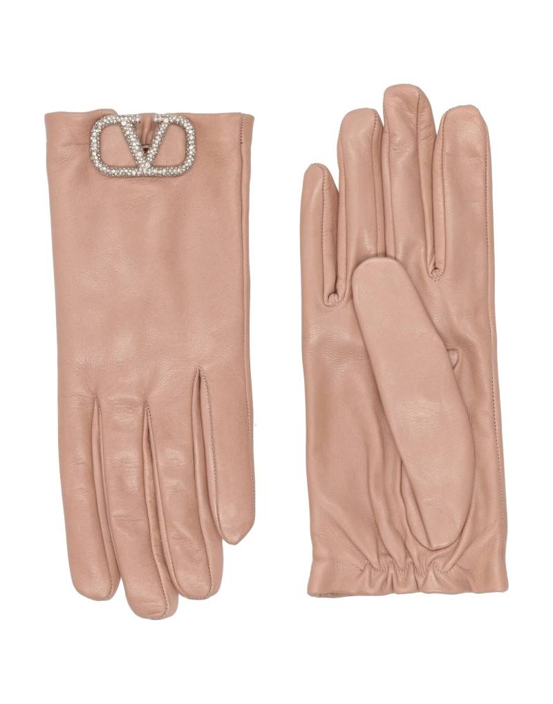 VALENTINO GARAVANI Handschuhe Damen Hellbraun von VALENTINO GARAVANI