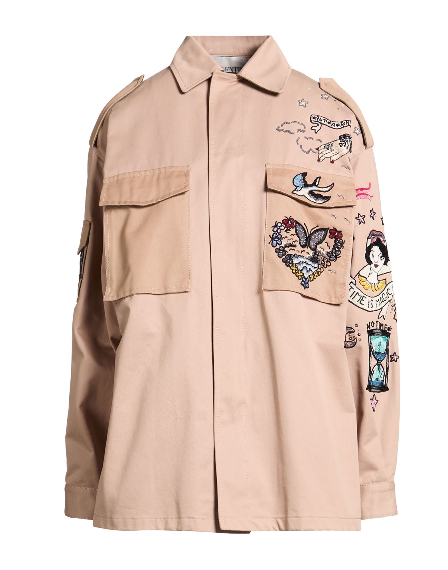 VALENTINO GARAVANI Jacke & Anorak Damen Hellbraun von VALENTINO GARAVANI