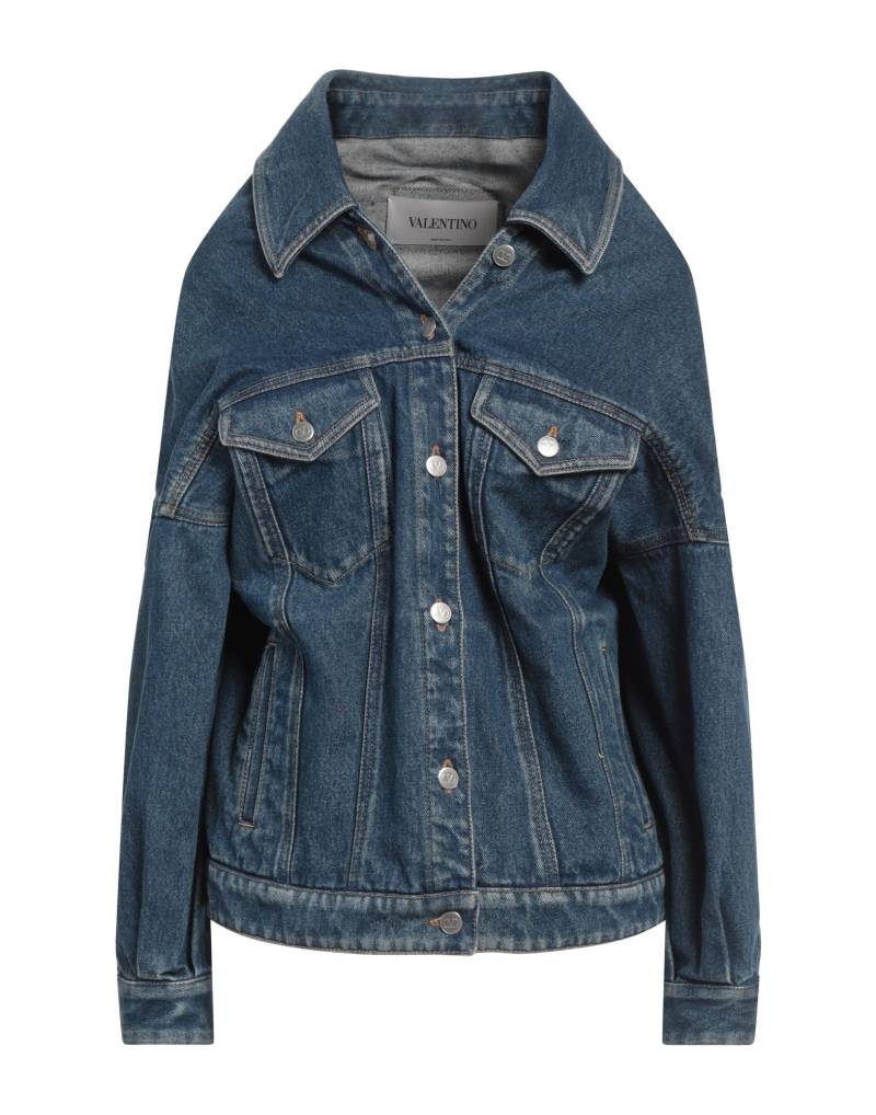 VALENTINO GARAVANI Jeansjacke/-mantel Damen Blau von VALENTINO GARAVANI