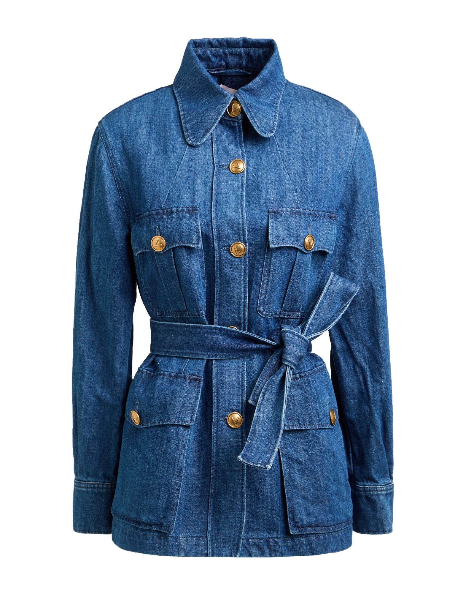 VALENTINO GARAVANI Jeansjacke/-mantel Damen Blau VALENTINO GARAVANI Jeansjacke/-mantel Damen Blau von VALENTINO GARAVANI
