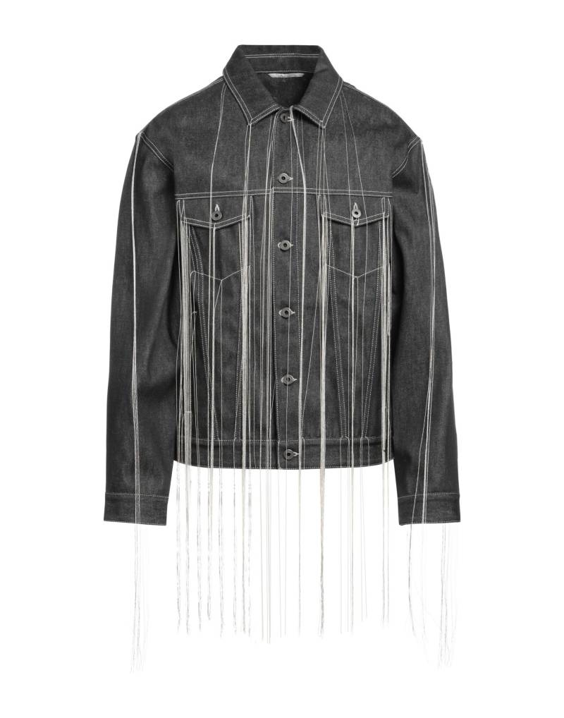 VALENTINO GARAVANI Jeansjacke/-mantel Herren Schwarz von VALENTINO GARAVANI