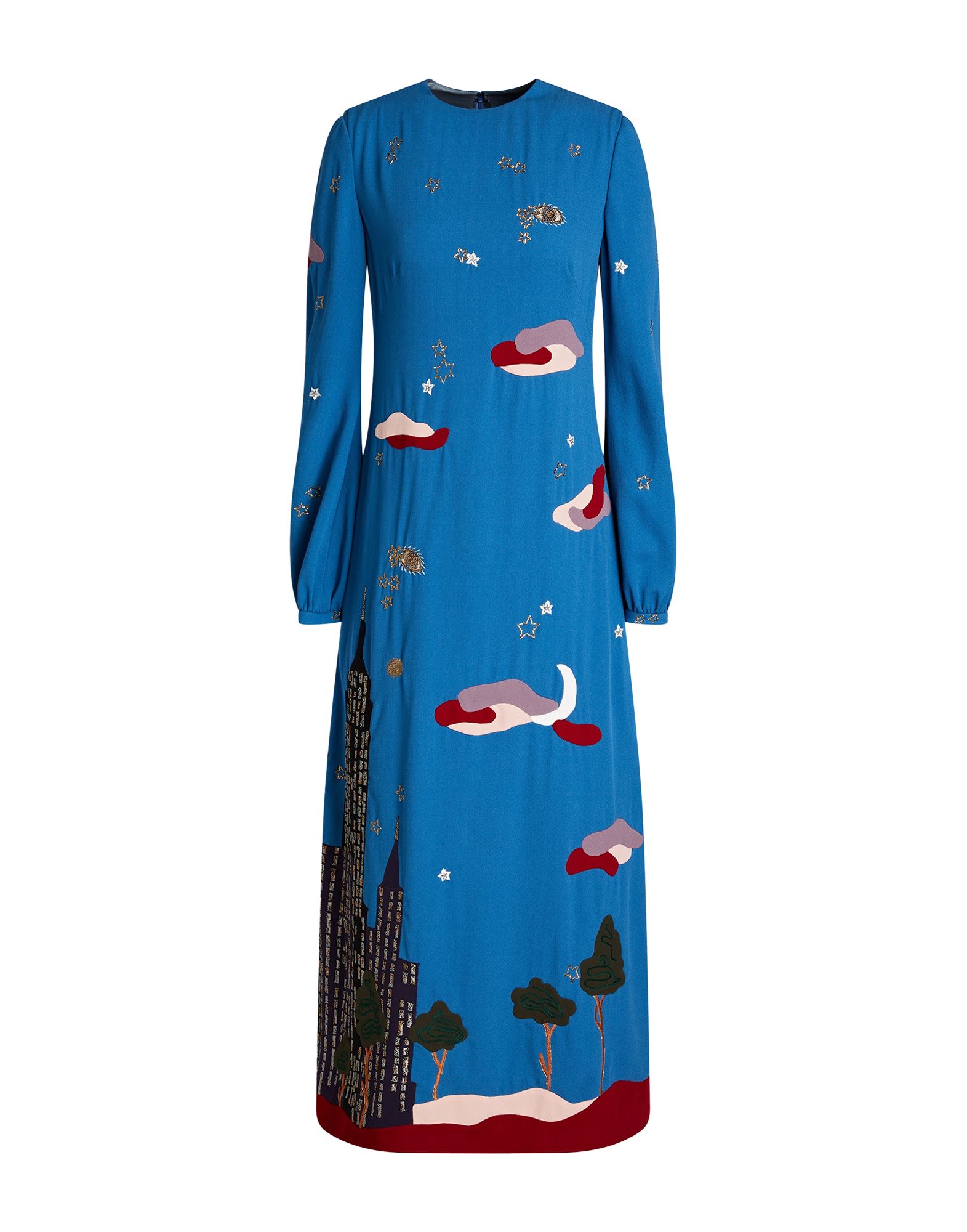 VALENTINO GARAVANI Midi-kleid Damen Blau von VALENTINO GARAVANI