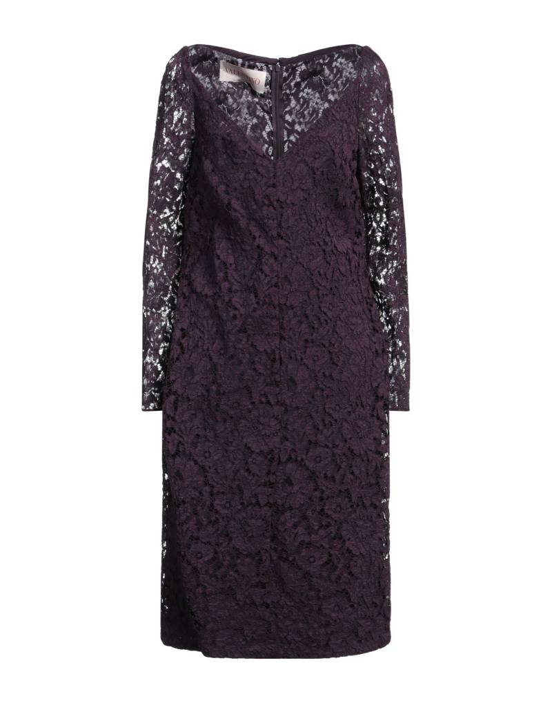 VALENTINO GARAVANI Midi-kleid Damen Dunkelviolett von VALENTINO GARAVANI