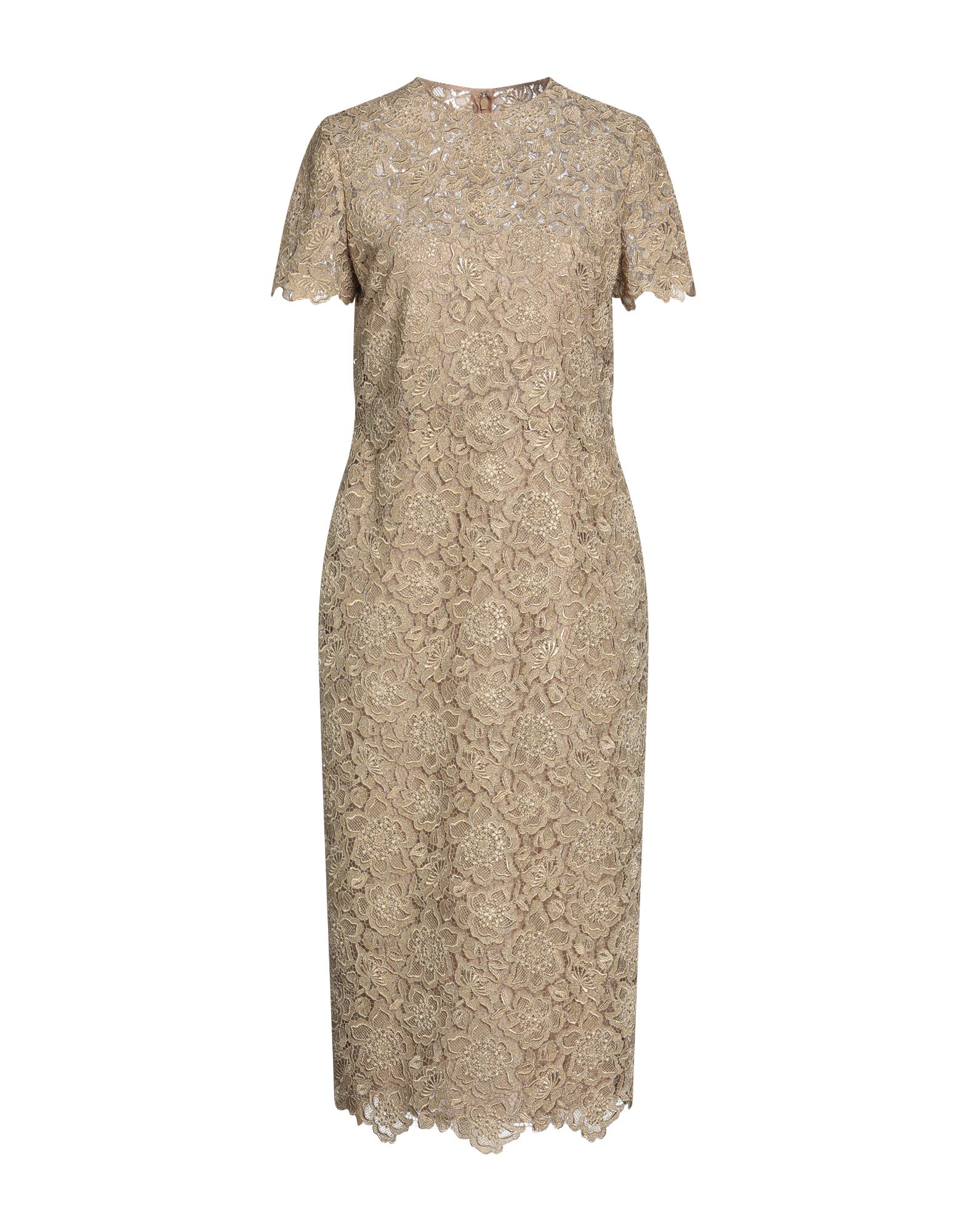 VALENTINO GARAVANI Midi-kleid Damen Gold von VALENTINO GARAVANI