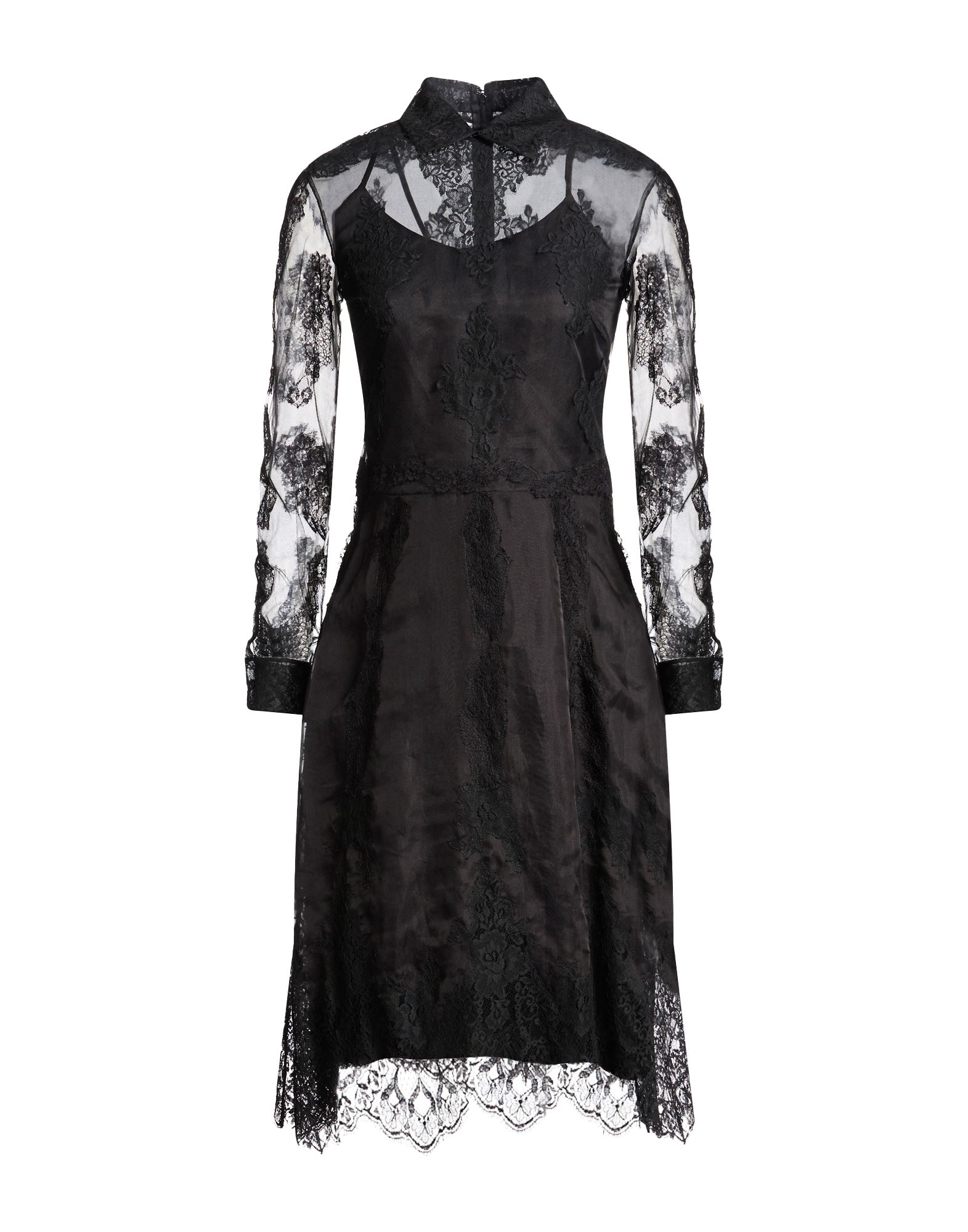 VALENTINO GARAVANI Midi-kleid Damen Schwarz von VALENTINO GARAVANI