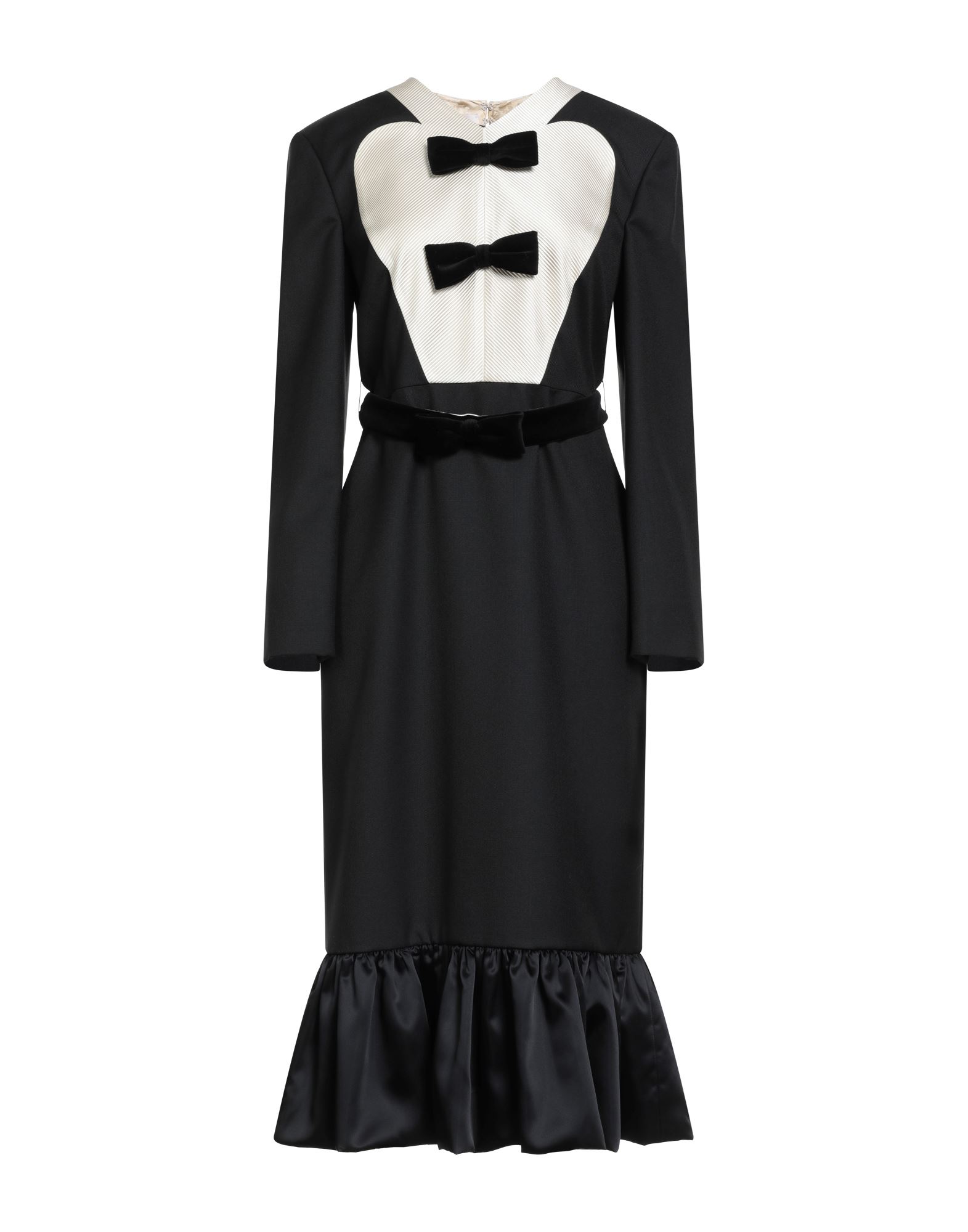 VALENTINO GARAVANI Midi-kleid Damen Schwarz von VALENTINO GARAVANI
