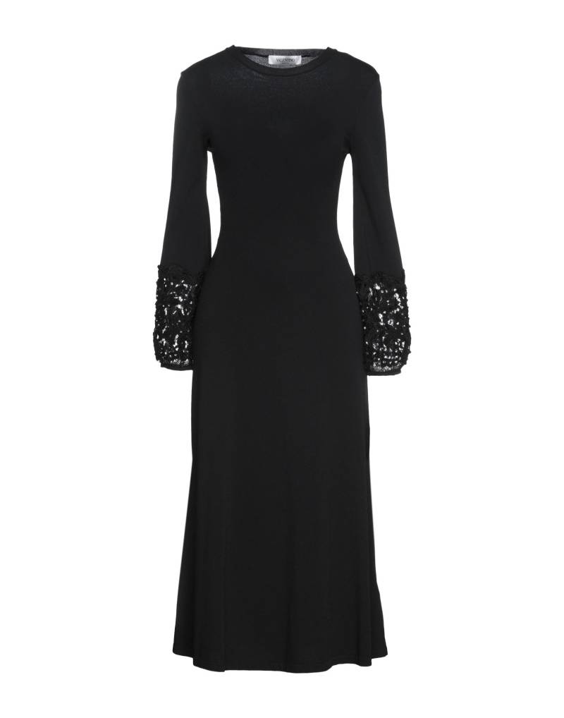 VALENTINO GARAVANI Midi-kleid Damen Schwarz von VALENTINO GARAVANI