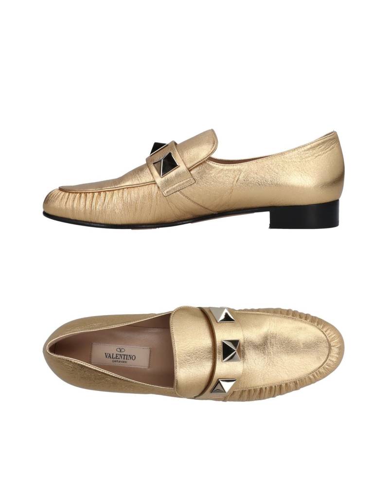 VALENTINO GARAVANI Mokassin Damen Gold von VALENTINO GARAVANI