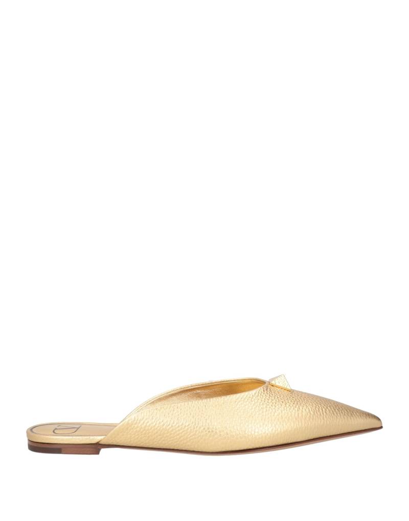 VALENTINO GARAVANI Mules & Clogs Damen Gold von VALENTINO GARAVANI