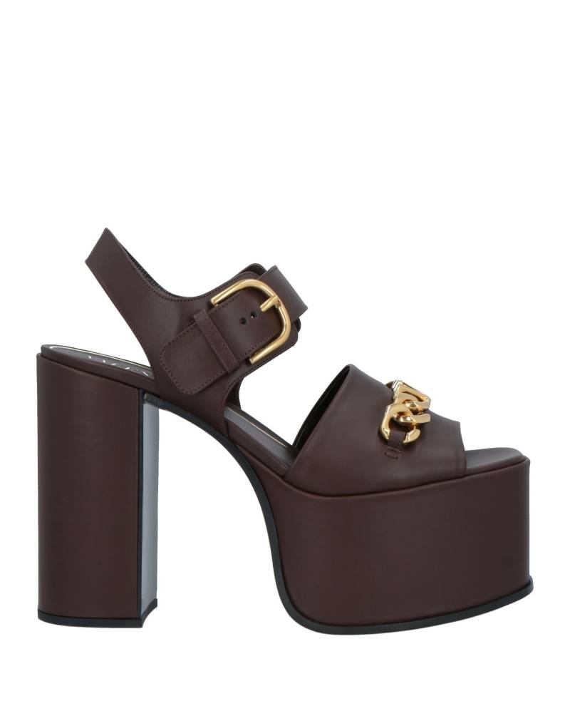 VALENTINO GARAVANI Sandale Damen Dunkelbraun von VALENTINO GARAVANI