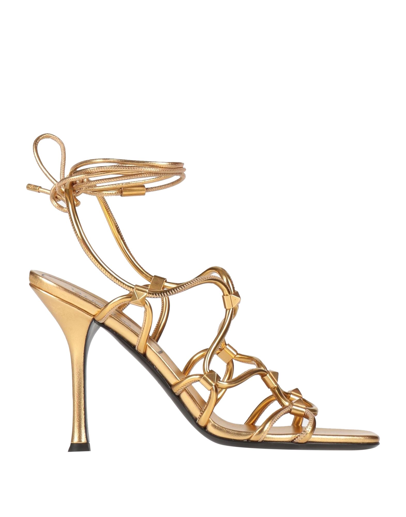 VALENTINO GARAVANI Sandale Damen Gold von VALENTINO GARAVANI