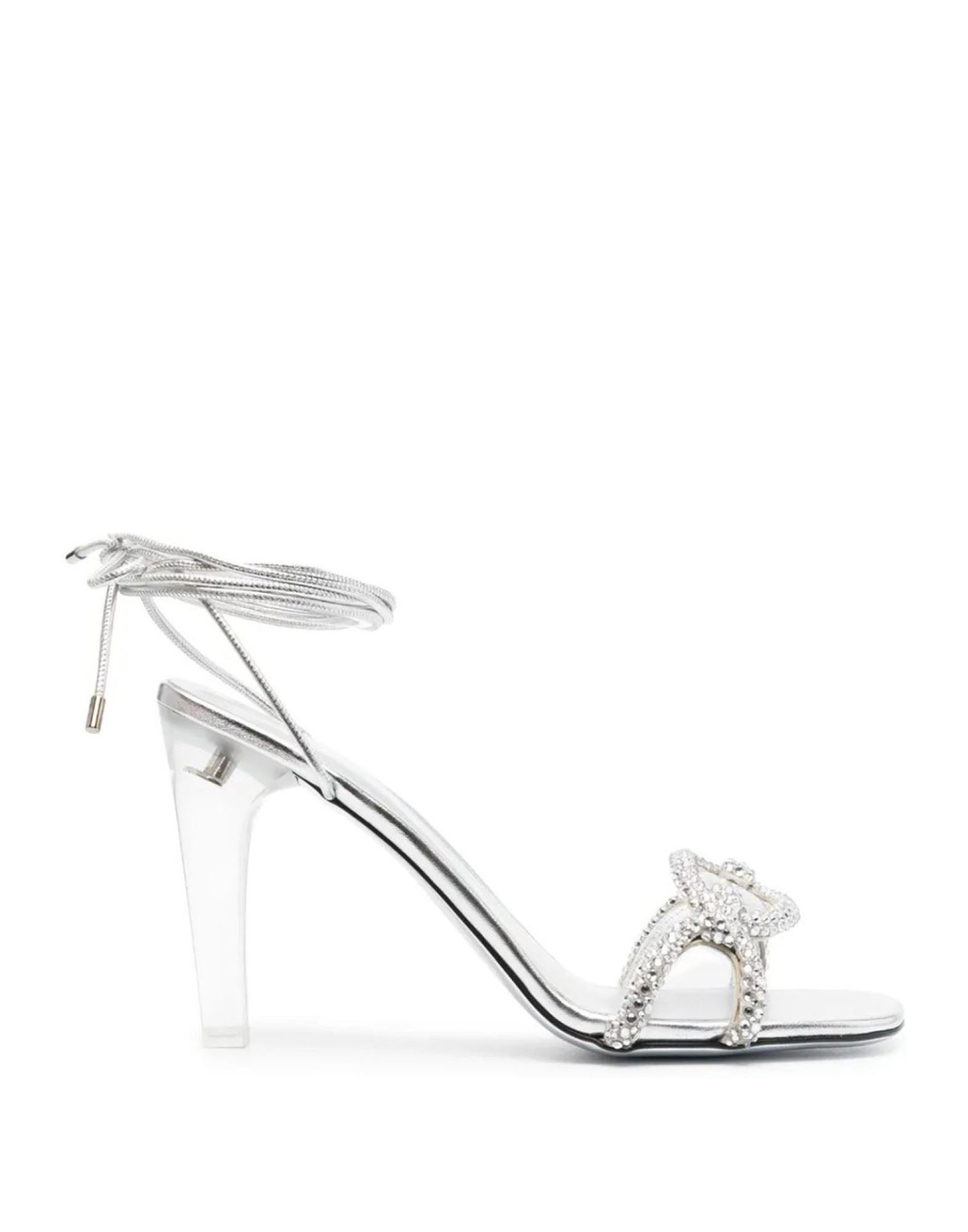 VALENTINO GARAVANI Sandale Damen Silber von VALENTINO GARAVANI