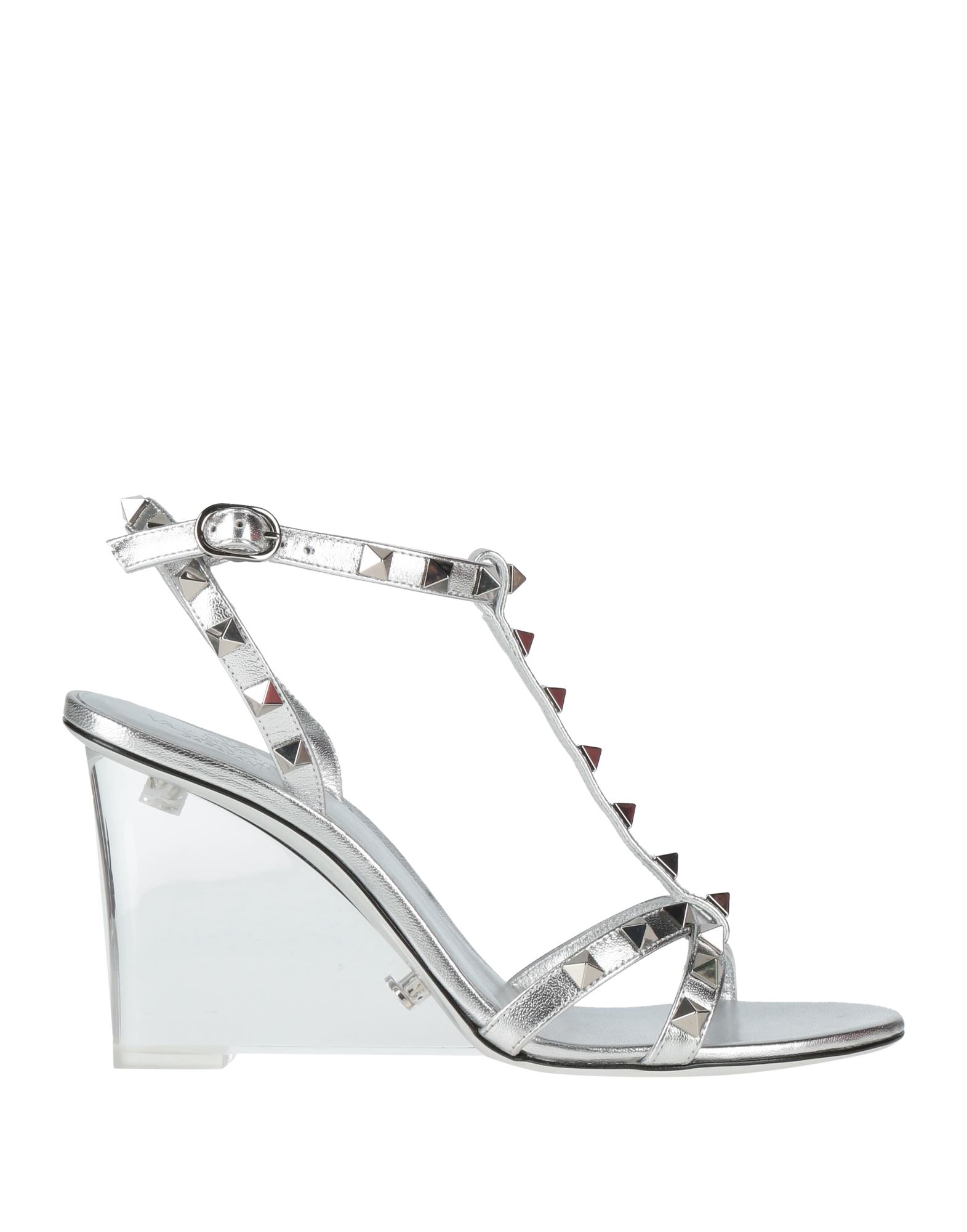 VALENTINO GARAVANI Sandale Damen Silber von VALENTINO GARAVANI