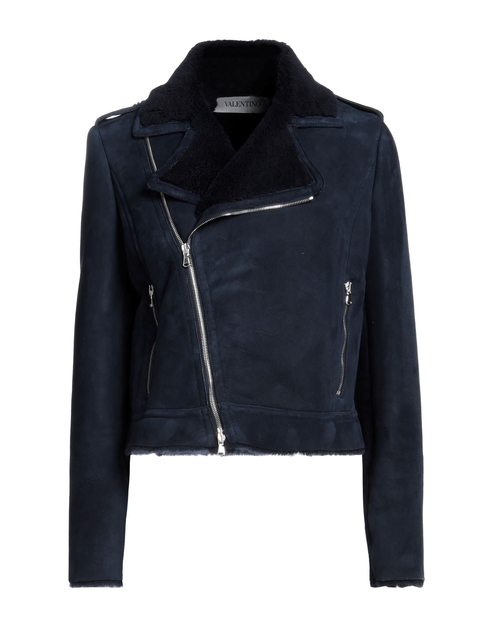VALENTINO GARAVANI Shearling- & Kunstfell Damen Blau von VALENTINO GARAVANI