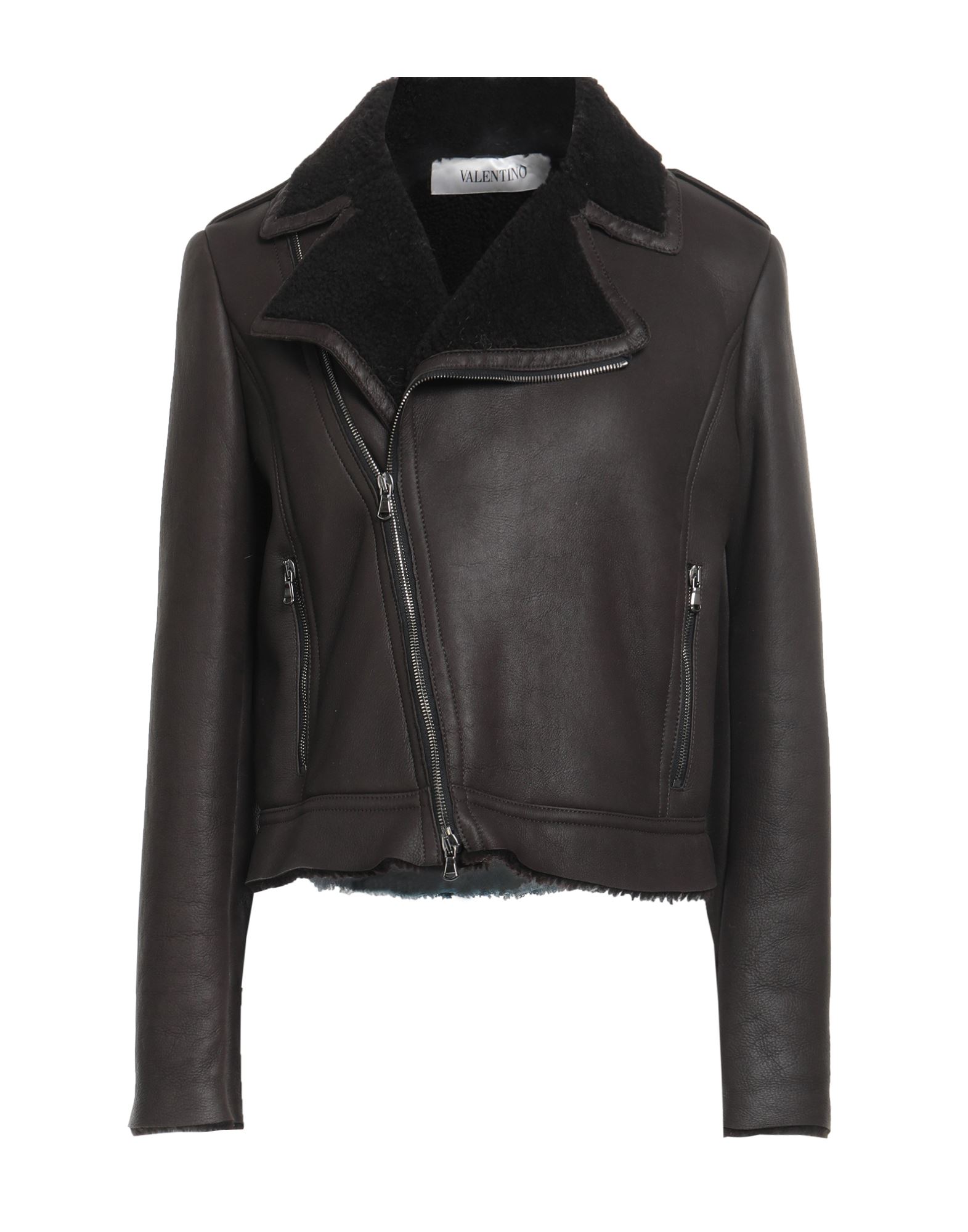 VALENTINO GARAVANI Shearling- & Kunstfell Damen Dunkelbraun von VALENTINO GARAVANI