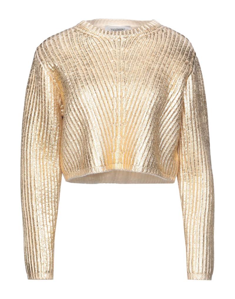 VALENTINO GARAVANI Wickelpullover Damen Gold von VALENTINO GARAVANI