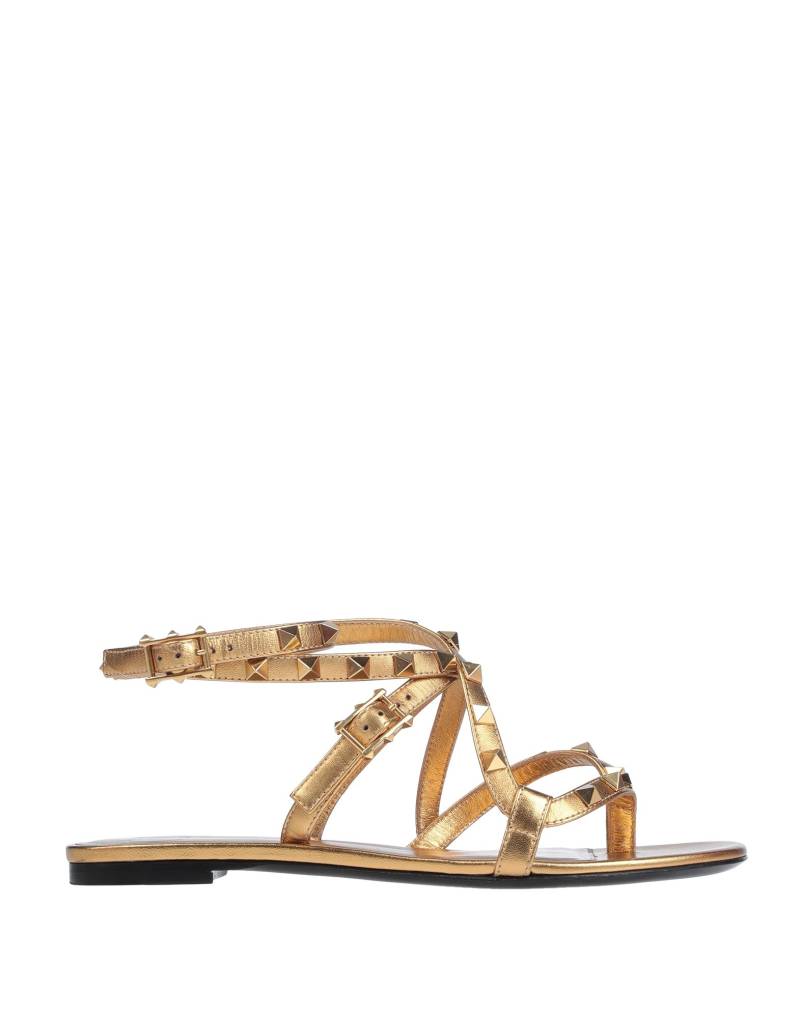 VALENTINO GARAVANI Zehentrenner Damen Gold von VALENTINO GARAVANI