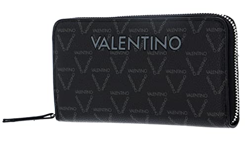 Valentino Damen Jelly Zip Around Wallet, Schwarz/Mehrfarbig von Valentino