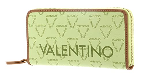 Valentino Damen Liuto Zip Around Wallet, Limettengrün/Mehrfarbig von Valentino