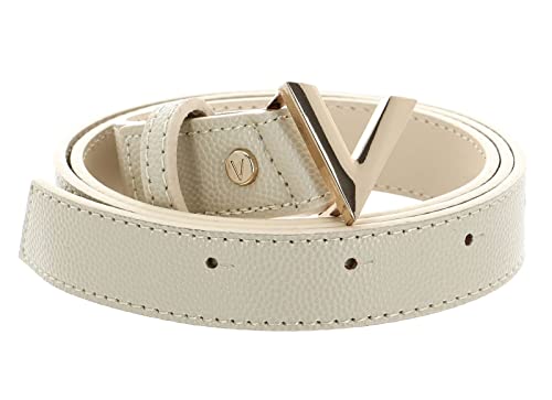 VALENTINO Damen göttlich Belt, Ecru/Gold, One Size von VALENTINO