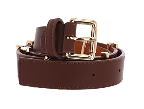 VALENTINO Emma Winter Belt W110 Caffé / Oro - kürzbar von VALENTINO