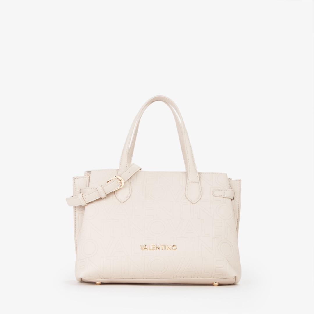 VALENTINO - Handtasche Shopping Bag Pansy Ecru ecru - Gr. - M von VALENTINO