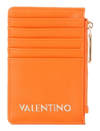 VALENTINO Kartenetui FAE Re Zip Around Card Case Arancio orange von VALENTINO