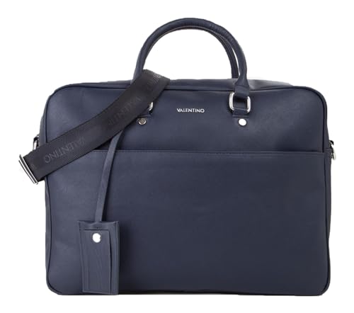 Valentino Laptoptasche Businesstasche mit Laptopfach Marnier Business Bag Blu dunkelblau von Valentino