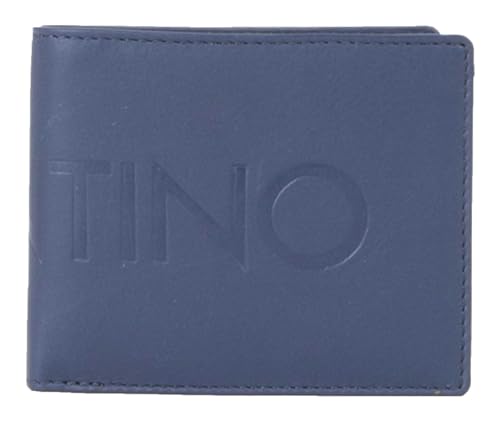 VALENTINO Leder Kartenetui Mason Card Holder Blu dunkelblau von Valentino