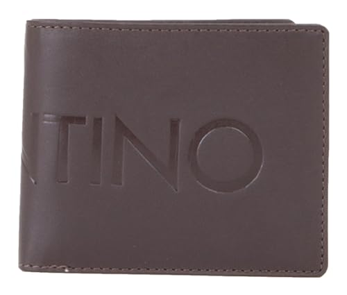 VALENTINO Leder Kartenetui Mason Card Holder Moro Dunkelbraun von Valentino