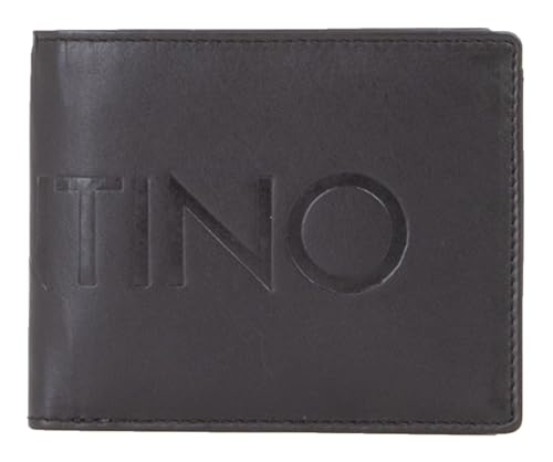 VALENTINO Leder Kartenetui Mason Card Holder Nero schwarz von Valentino