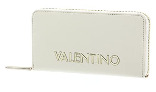 VALENTINO Olive Zip Around Wallet Ecru von VALENTINO