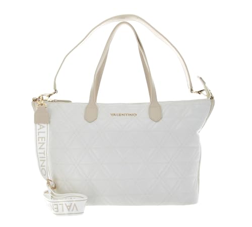 VALENTINO Palm Re Shopping Bag Bianco/Ecru von VALENTINO