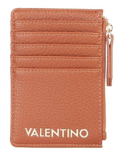 Valentino Post Re Credit Card Case Cuoio/Moro von Valentino