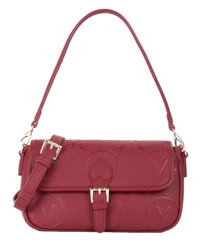 Valentino Schultertasche Umhängetasche Samba Re Flap Bag Rosso Scuro weinrot von Valentino