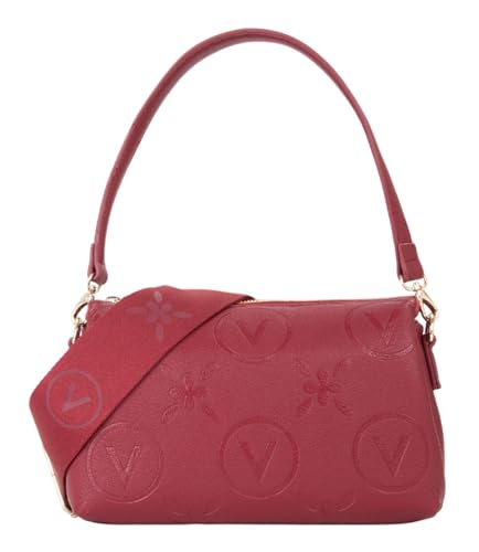 Valentino Schultertasche Umhängetasche Samba Re Shoulder Bag Rosso Scuro weinrot von Valentino
