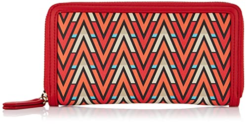 Valentino Tonic Zip Around Wallet Rosso/Multicolor von Valentino